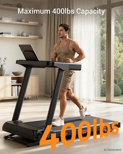Vista 12 de LONTEK Cintas de correr con inclinación automática al 15% para el hogar