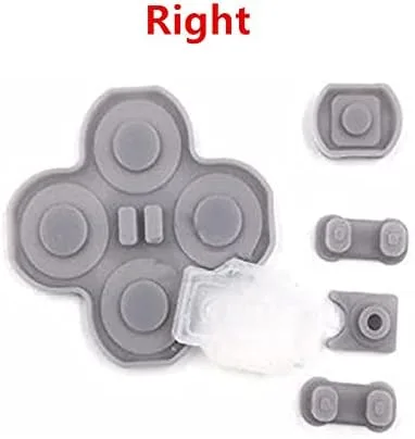 Vista 5 de Botón de repuesto para llave izquierda derecha A-B D-Pad Start Select goma conductora de silicona para interruptor NS Joy-Con