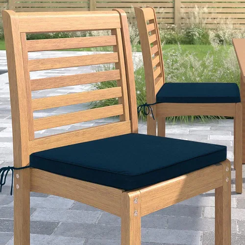 Vista 2 de Magpie Fabrics Cojín de asiento de esquina cuadrada, 18 x 18 x 2.5 pulgadas, paquete de 2, impermeable, para interiores y exteriores, resistente a