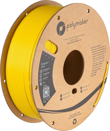 Vista 33 de Polymaker Filamento ASA de 0.07 in, negro, 2.2 lbs, resistente a los rayos 4.370 – 0.07 in negro (código hexagonal: #17161a)