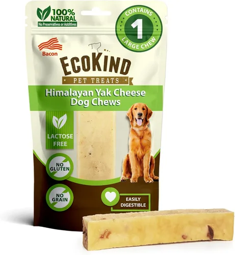 Vista 18 de EcoKind Premium Gold Yak Cheese Masticables para Perros del Himalaya, golosinas saludables para perros pequeños, totalmente naturales, masticables