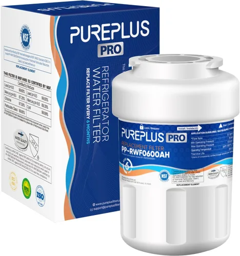 Vista 17 de PUREPLUS Filtro de agua para refrigerador RWF0600A para GE MWF, paquete