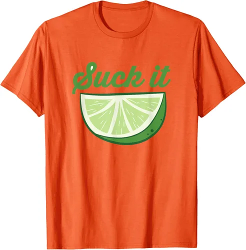 Vista 70 de Funny Lime Suck It Cinco De Mayo Citrus Sour Lime Camiseta, Blanco, S