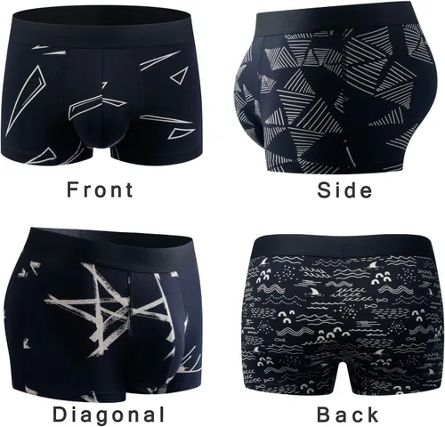 Vista 3 de Aserlin - Calzoncillos para hombre (5 unidades, algodón, sin recorrer)
