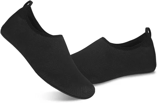 Vista 4 de WateLves Zapatos de agua para mujeres y hombres y niños, calcetines de secado rápido, para playa, natación, surf, yoga, ejercicio