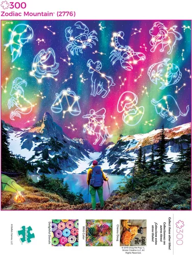 Vista 5 de Buffalo Games - Zodiak Mountain - Rompecabezas de 300 piezas grandes