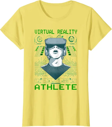 Vista 25 de Playera divertida de realidad virtual para atleta VR Gamer Negro