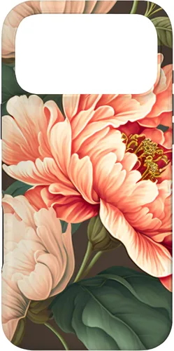 Vista 22 de Vintage Peony Inspired Flower Plant Lover Funny Gardening Case for iPhone 17