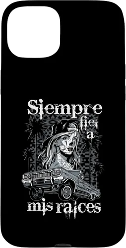 Vista 9 de iPhone 16 Chicana Style Lowrider Ropa Mujeres Mexicano-Americana Latina Case