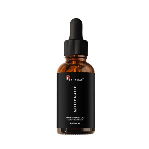 Vista 11 de BAHAWAT Aceite para barba, acondicionador y suavizante de aceite para barba de alta calidad, aroma de barbería, elimina la picazón de la barba