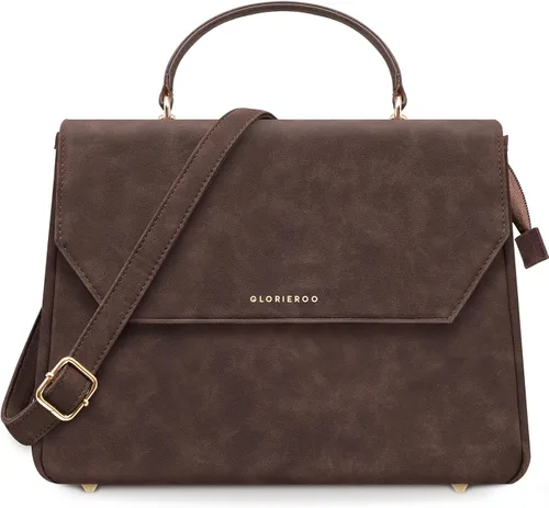 Vista 11 de GLORIEROO Lonchera para niñas y mujeres, Beige, Estándar