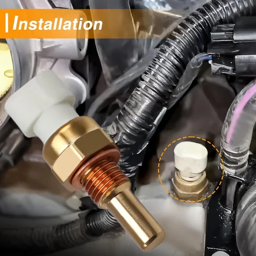 Vista 6 de Sensor de temperatura del refrigerante, sensor de temperatura del agua ECT, interruptor de temperatura compatible con Chevrolet Tahoe Malibu