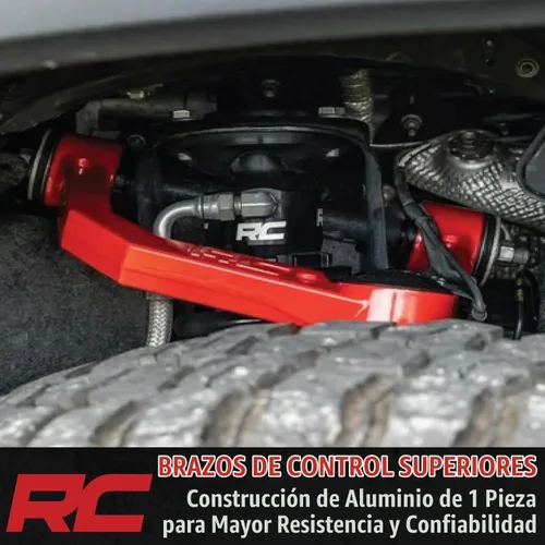 Vista 5 de Rough Country Brazos de control superiores forjados para Chevy/GMC 2500 HD 11-19 - 1959RED