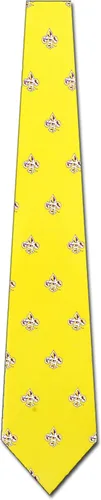 Vista 2 de LSU Prep - Corbata de seda, Púrpura, dorado