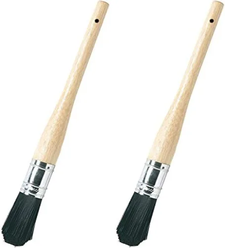 Vista 2 de Advanced Tool Design Modelo ATD-8520 Cepillo de limpieza de piezas con mango de madera, negro, 1 unidad (Paquete de 1)
