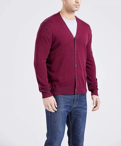 Vista 2 de Gilboa Suéter tipo cárdigan 100% algodón para hombre