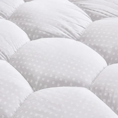 Vista 9 de Sonive Protector de colchón impermeable, protector de colchón individual con bolsillo profundo de hasta 21 pulgadas, acolchado impermeable, ultra