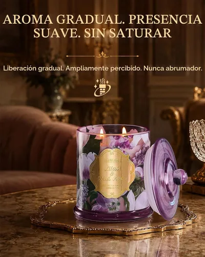 Vista 6 de M&SENSE Velas de Cítricos para el Hogar Aromáticas, Vela de Soja Orgánica Natural de 12.7oz 75 Horas de Larga Duración de Combustión Lenta, Vela