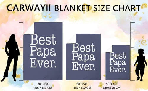 Vista 7 de Manta para papá, regalos para papás o abuelo de parte de nietos, manta suave para el abuelo, regalo del día del padre, regalo de Navidad para papá
