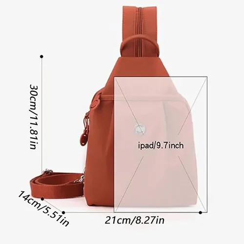 Vista 3 de Bolsa de viaje impermeable de 2 vías, nueva bolsa de mano 3 en 1 con Oxford impermeable, bolsa cruzada antirrobo de viaje para mujer