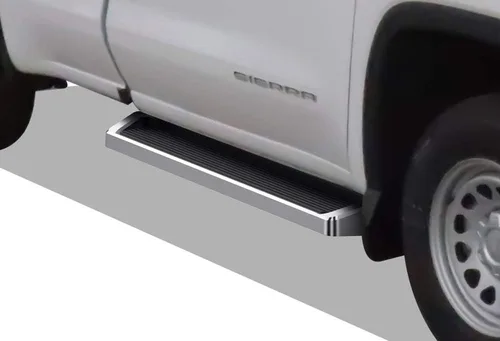 Vista 10 de APS Estribos negros compatibles con Chevy Silverado GMC Sierra 1500 2019-2025 Regular Cab y Silverado 1500 LTD Sierra 1500 LD 2022 y 2500 3500