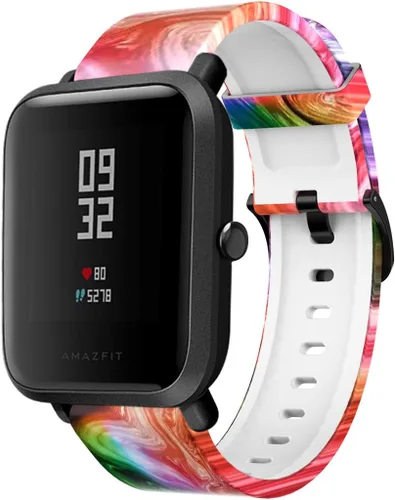 Vista 11 de Compatible con Amazfit Active 2 Square/Active 2 1/GTS 4 mini 4 3 2 2e 2 Mini/GTR 1.654 in/Bip 3 pro/Bip U pro/Bip S/Bip Lite correas de repuesto