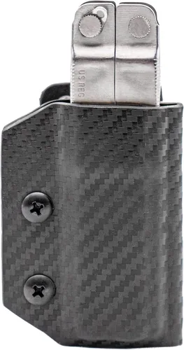 Vista 9 de Clip & Carry Kydex - Funda multiherramienta para The Leatherman PST, fabricada en Estados Unidos, funda para múltiples herramientas, color negro