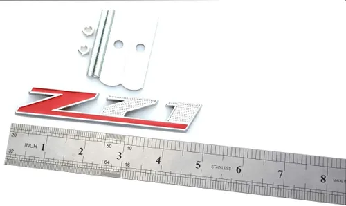 Vista 3 de Aimoll - 1 insignia de repuesto para parrilla Z71 para Gm Chevrolet Silverado Tahoe (cromo rojo)
