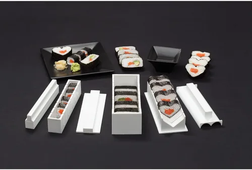 Vista 6 de Helen's Asian Kitchen Kit de fabricación de sushi, juego de 5 piezas, sin BPA