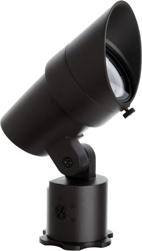 Vista 10 de WAC Iluminación de paisaje, luz LED de 12 V de tamaño pequeño con ángulo de haz ajustable y control de brillo integral, 50-420 lúmenes, 3000 K