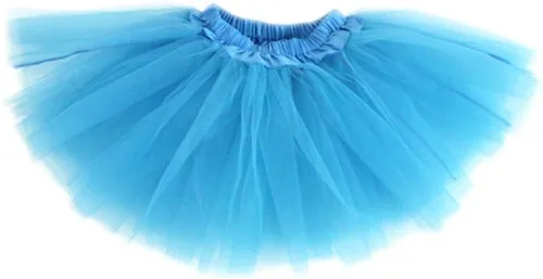 Vista 9 de Falda tutú para niña, falda de baile de ballet, falda de disfraz de hadas para fiesta