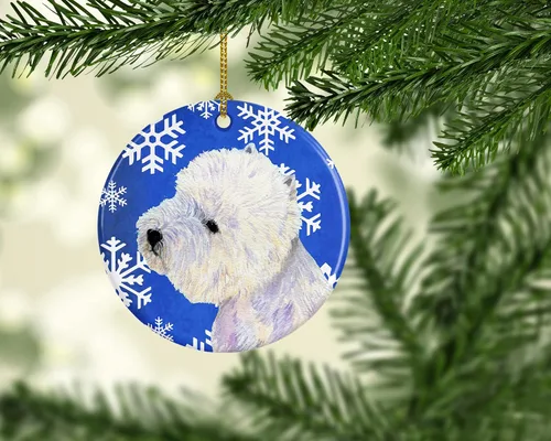 Vista 44 de Caroline's Treasures Cavalier Spaniel - Adorno de cerámica para colgar en el árbol de Navidad, para el hogar, Navidad, fiestas, regalo, 3 pulgadas