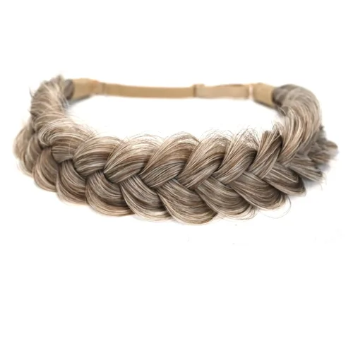 Vista 42 de Diadema Trenzada de 2 Hebras Despeinada Clásica Gruesa Trenzas Anchas Elástica Extensible de Calidad Sintética Diadema Trenzada para Mujeres Niñas