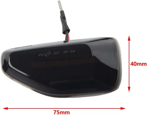 Vista 6 de LIRU - Luz intermitente LED ahumada para coche Dacia Logan II Sandero II 2012-2020