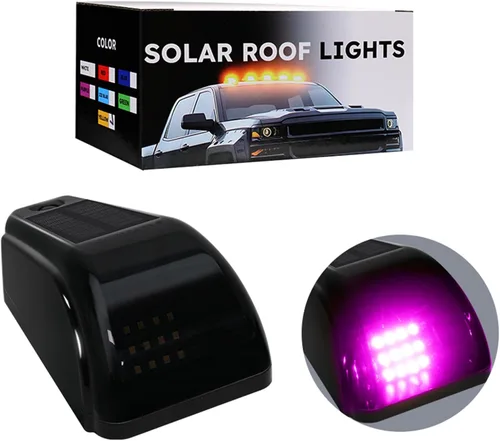 Vista 9 de FLYANT 5 luces solares de cabina para camión, nuevas luces solares de cabina 2025, luz solar para mouse de techo de camión, luces de cabina