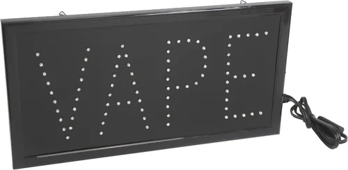 Vista 4 de FixtureDisplays® Vape LED Sign Store Window Hanging para la venta Publicidad comercial 15144