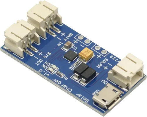 Vista 4 de 3 unids 500 Ma mini cargador solar Lipo Junta CN3065 batería de litio chip de carga DIY módulo de carga al aire libre