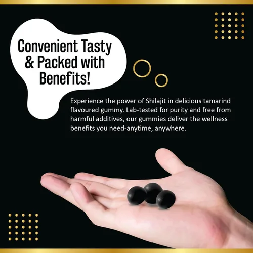 Vista 8 de MBDH Wellness Gomitas Shilajit del Himalaya puras de 4000 mg, sin azúcar con Ashwagandha KSM-66, Gokshura y 75% ácido fúlvico, 60 gomitas