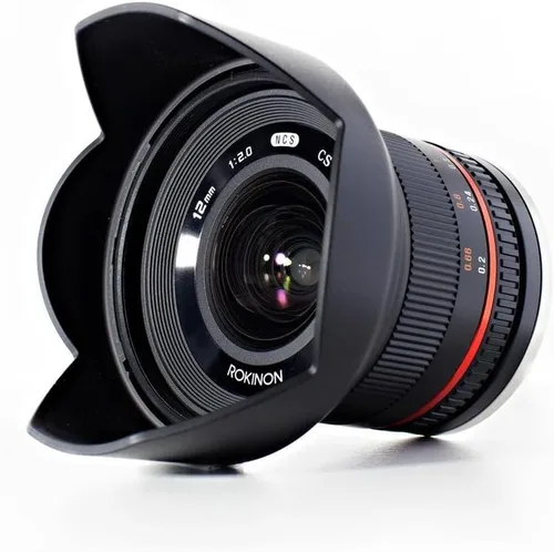 Vista 3 de Lente E-Mount Rokinon con ángulo ultramplio, de 0.47 pulgadas con longitud focal de 2.0 NCS CS