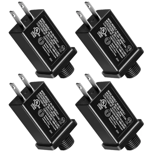 Vista 7 de Feekoon 1 paquete de fuente de alimentación LED clase 2 29 V 6 W transformador, adaptador de enchufe impermeable IP44 de EE. UU., controlador LED