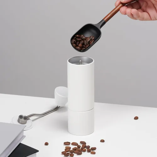 Vista 2 de TIMEMORE Molinillo de café manual de acero inoxidable, molinillo de mano cónico para rebabas, castaño, C2S, capacidad de ajuste ajustable interna