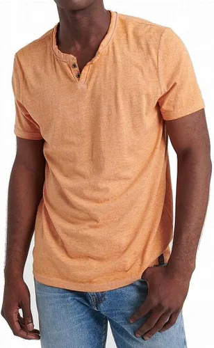 Vista 35 de Lucky Brand Venice Burnout - Camiseta de cuello con muesca y dos botones para hombre