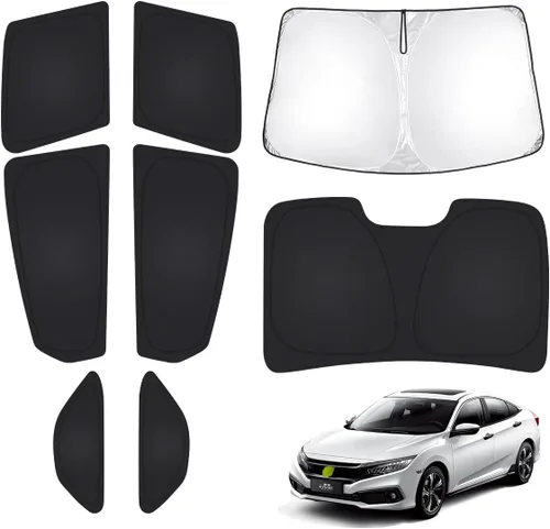 Vista 130 de T TGBROS Parasol para parabrisas para BMW X1 F48 2016 2017 2018 2019 2020 2021 2022 para ventana de automóvil, con bloqueo UV grueso y opaca