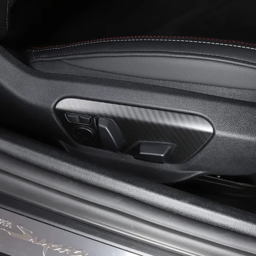 Vista 7 de Compatible con Toyot@Supra GR A90 A91 MK5 2020-2026 interruptor de botón de ajuste Panel decorativo Accesorios de aleación