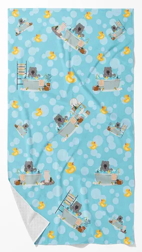Vista 79 de Caroline's Treasures WDK5738BTLG Airedale - Toalla de baño grande para bañera
