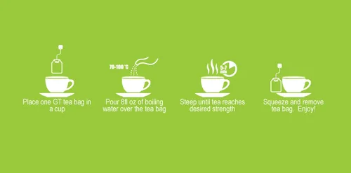 Vista 2 de GoTo Tea Magnífico té de dieta con aloe vera (60 bolsitas de té)