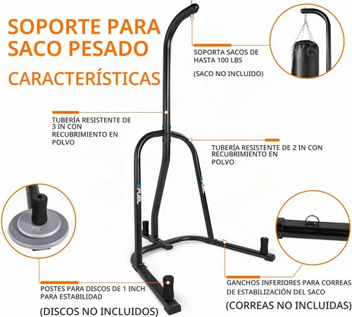 Vista 3 de Fuel Pureformance Soporte para Saco de Boxeo Múltiples Opciones