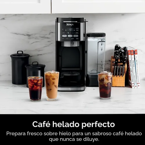 Vista 4 de Ninja Cafetera de goteo DualBrew Pro Café caliente y helado Compatible con cápsulas K-Cup 3 estilos de preparación (Clásico, Rico y Helado)