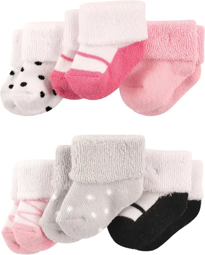 Vista 25 de Luvable Friends Conjunto de calcetines unisex para bebé recién nacido y bebé