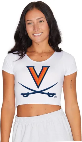 Vista 17 de Lojobands Camiseta corta ajustada para mujer, hecha en Estados Unidos, talla única